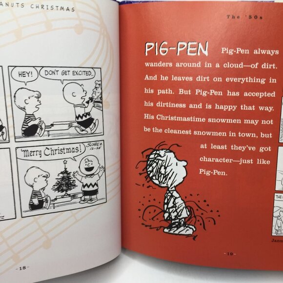 The Joy Of A Peanuts Christmas Book 50 Years Holiday Comics Charlie Brown Snoopy - Picture 4 of 14
